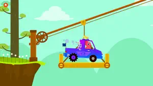 恐龙汽车 - 儿童涂色，汽车和赛车益智应用截图5