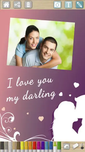 设计制作爱情贺卡卡片 – 创作浪漫情书明信片截图5