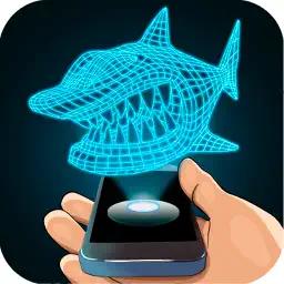 全息3D鲨鱼模拟器