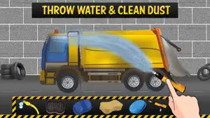 垃圾车清洗沙龙：清理杂乱的卡车垃圾收集后截图2