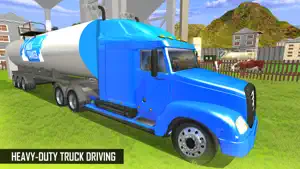牛奶的人：越野运输车卡车拖车驱动器截图1
