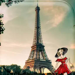 埃菲尔铁塔壁纸 – 巴黎主题背景对于主屏幕