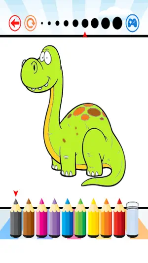 恐龍著色書 - 孩子的恐龍油漆截图3