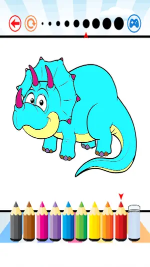 恐龍著色書 - 孩子的恐龍油漆截图4