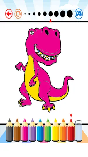 恐龍著色書 - 孩子的恐龍油漆截图5