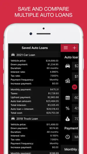 Auto Loan Calculator +截图3