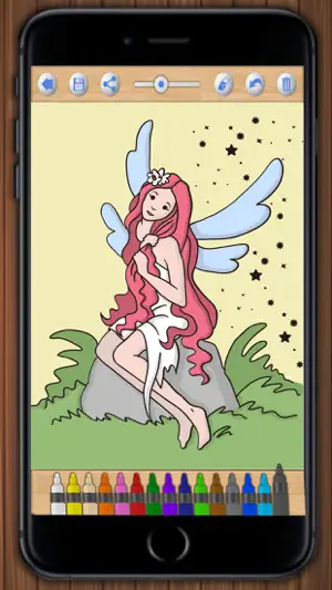 油漆仙女 - 公主和童话图画书截图1